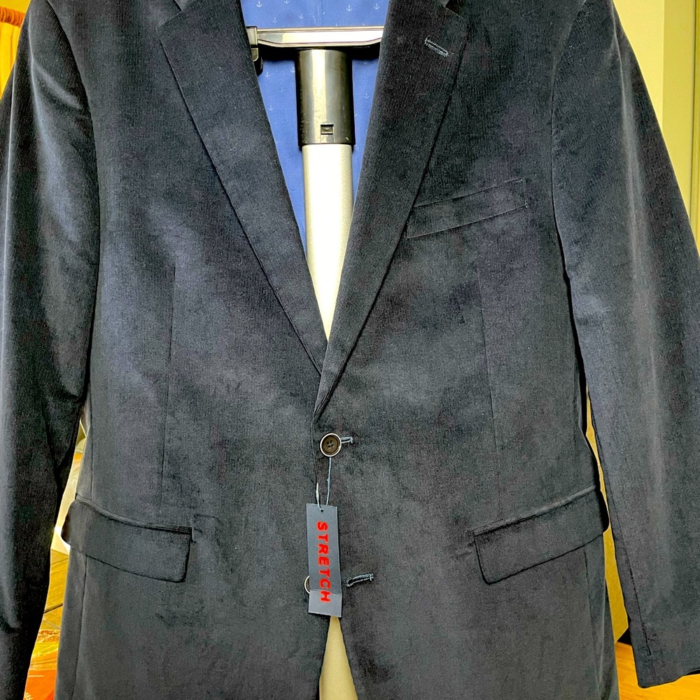 Tommy Hilfiger navy corduroy blazer